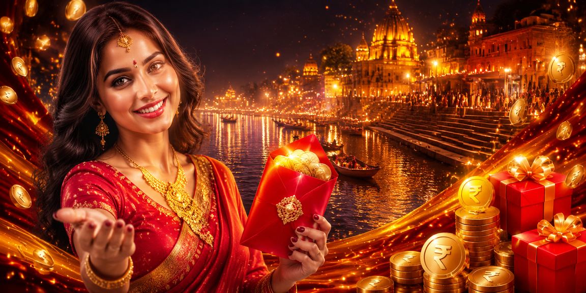 Colorful bonus celebrations in Varanasi during festive season